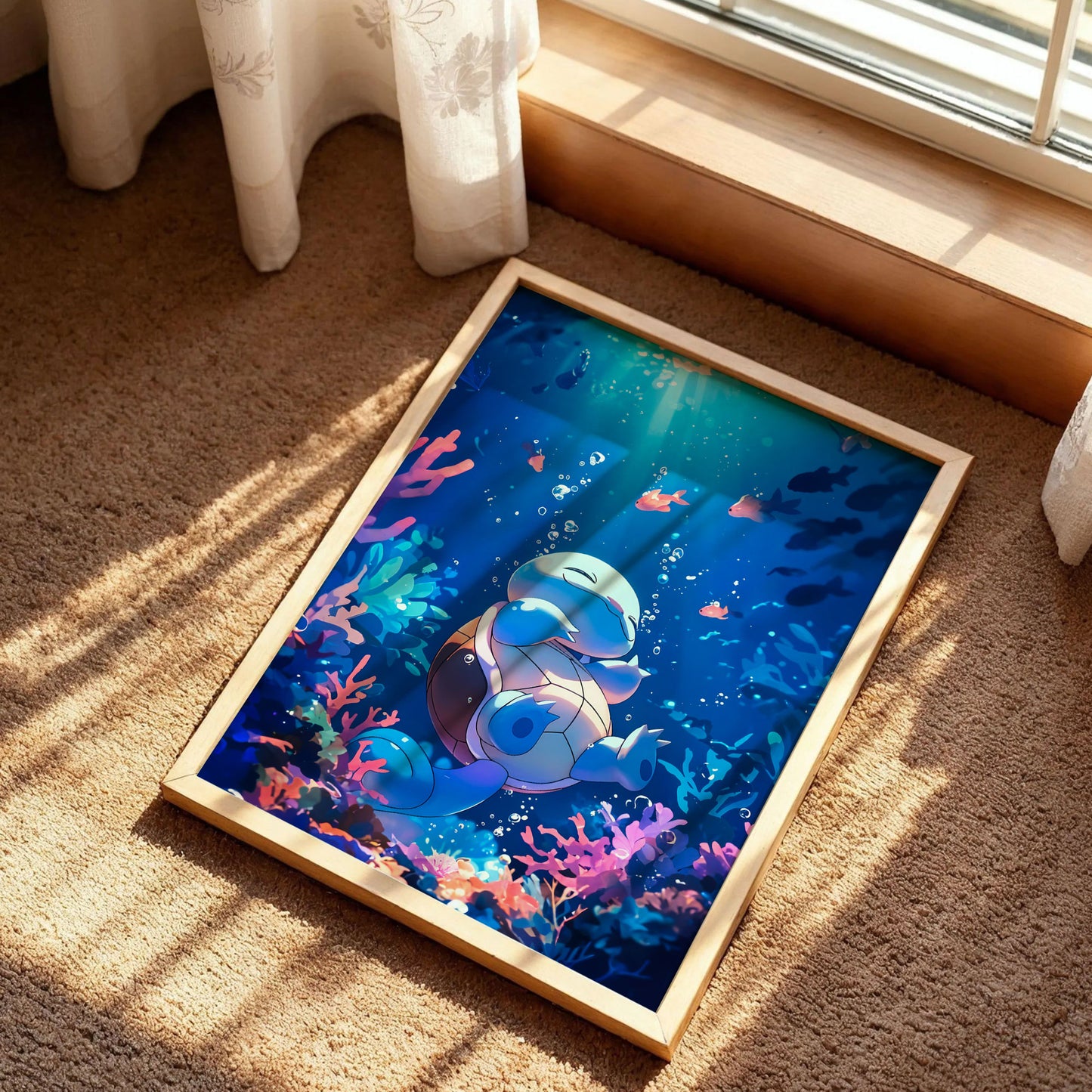 Squirtle Submersed Pokemon Poster