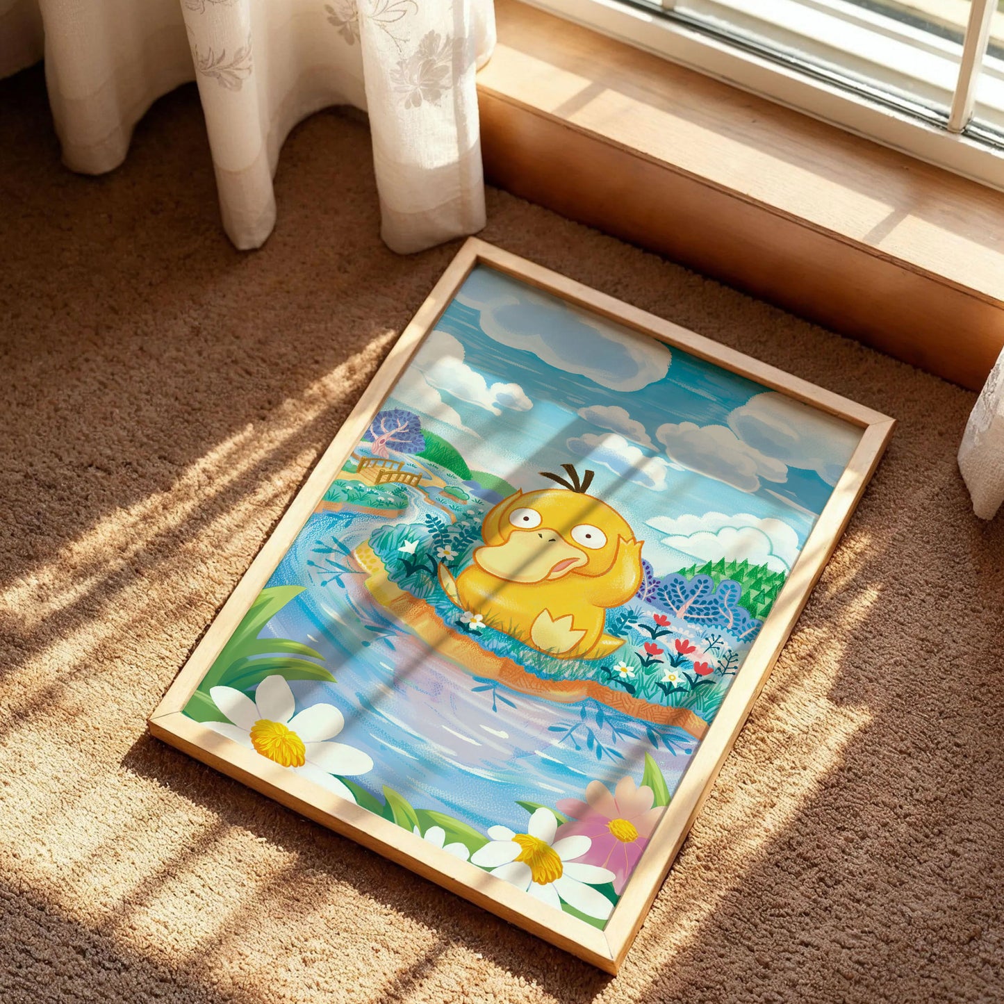 Pokemon Psyduck Print Art