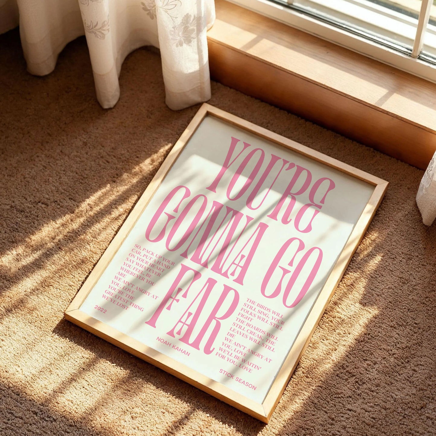 You're Gonna Go Far Poster