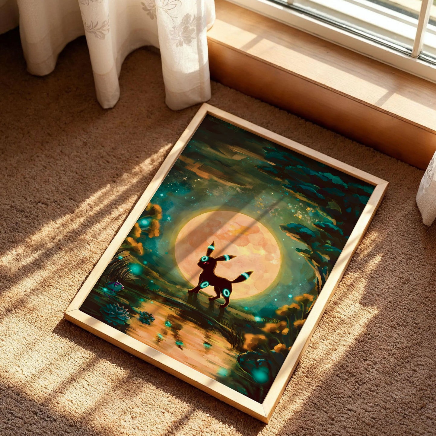 Shiny Umbreon at Full Moon Art