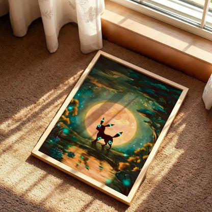 Shiny Umbreon at Full Moon Art