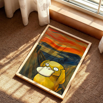 The Scream Psyduck Art