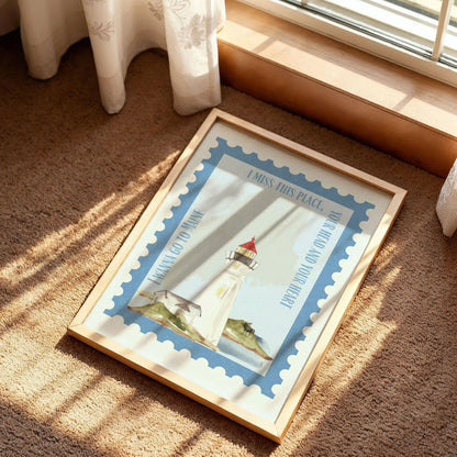 Blue Mural Noah Kahan Poster
