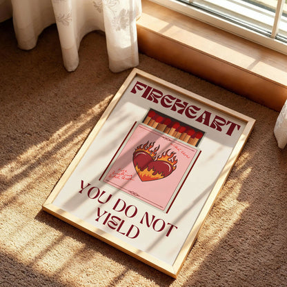 Fireheart Throne of Glass Poster