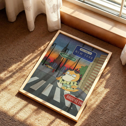 Psyduck Welcome to New York Poster