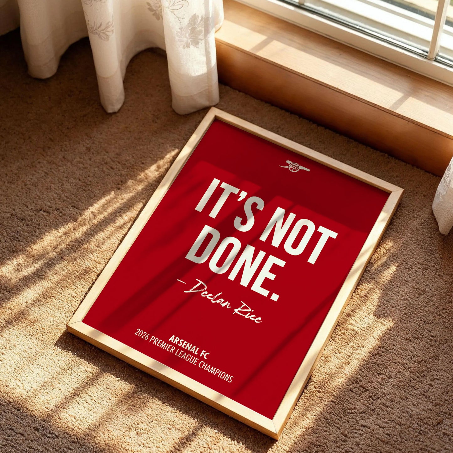 Arsenal Declan Rice Poster