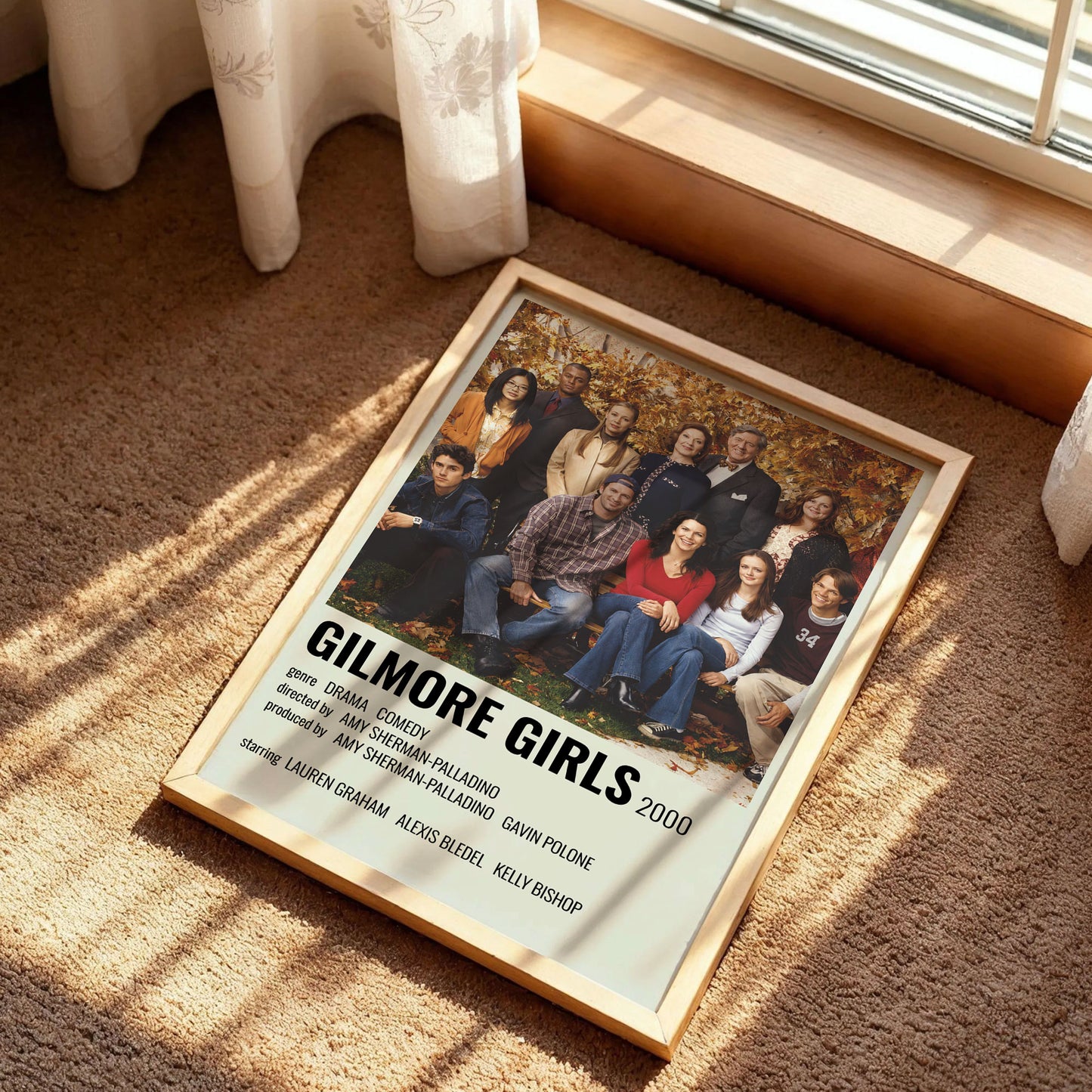 Gilmore Girls Retro TV Show Poster