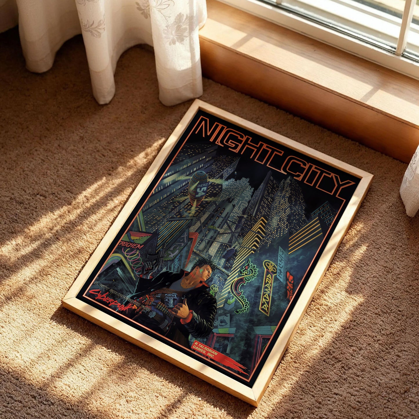 Night City Cyberpunk 2077 Poster