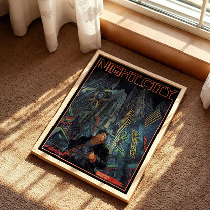 Night City Cyberpunk 2077 Poster