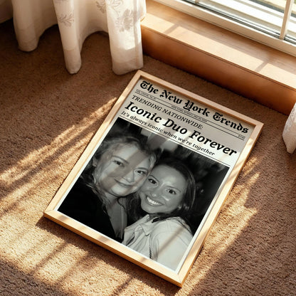 Because It's Iconic Newspaper Print