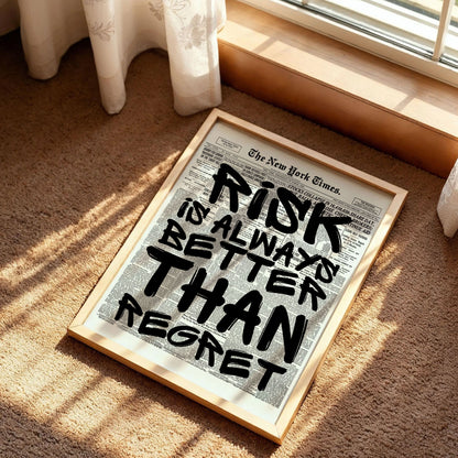 Risk or Regret Poster