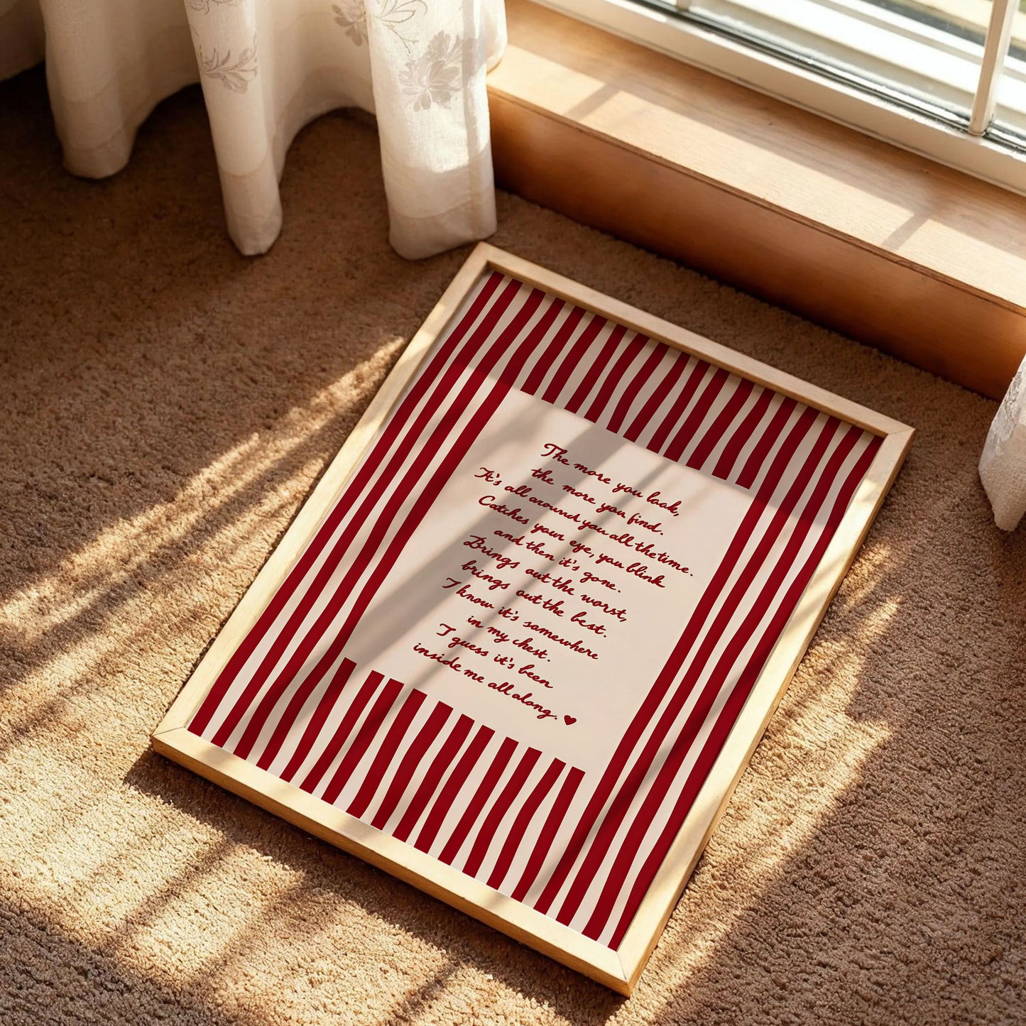The More You Look Poster
