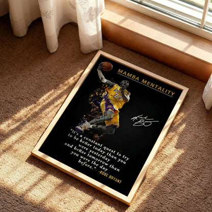 Basketball Poster, Kobe Bryant Art Print