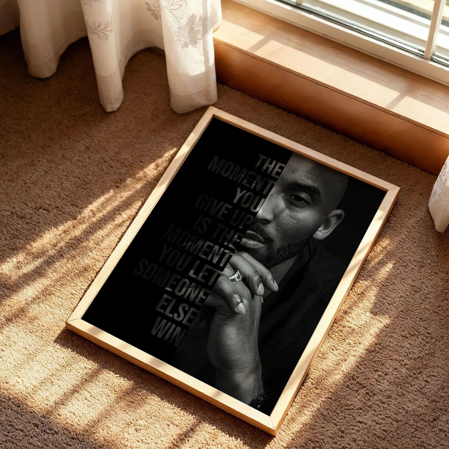 Kobe Bryant Poster, The Moment You Give Up