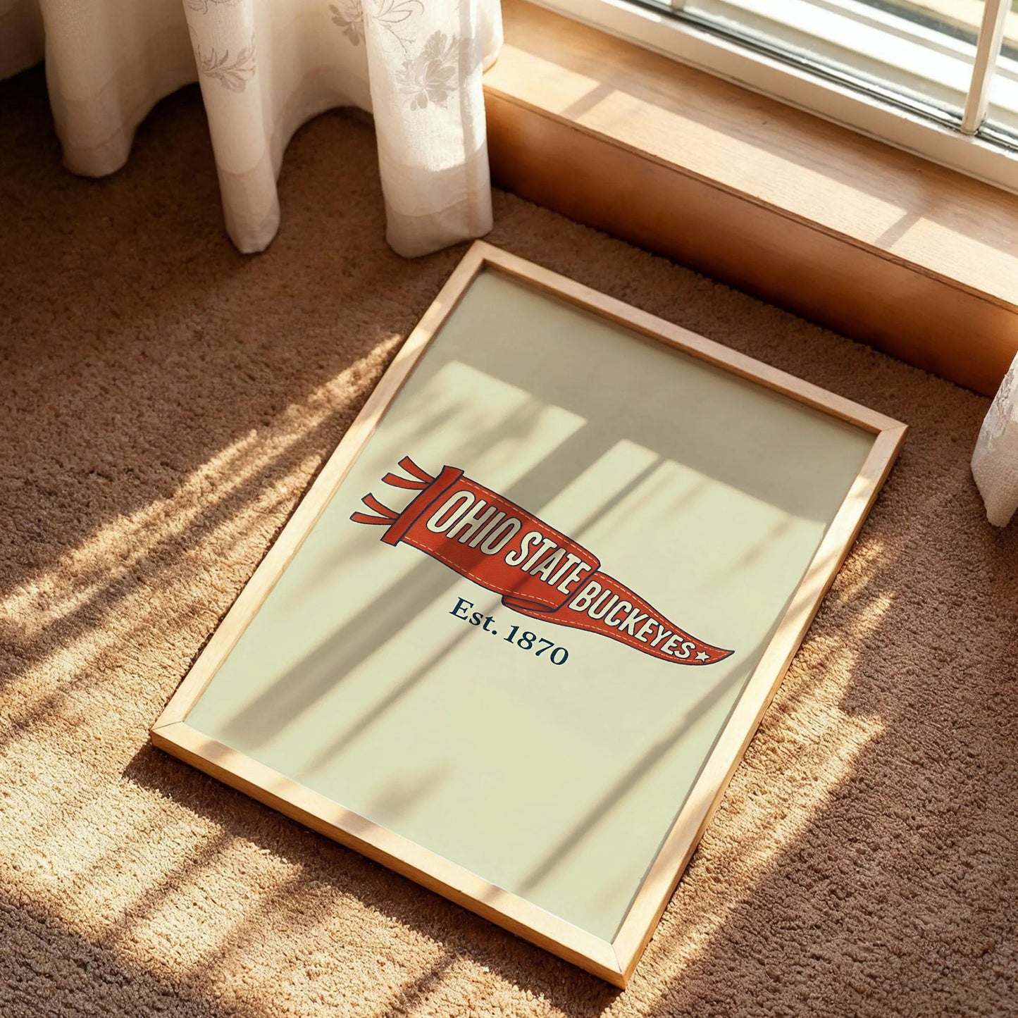 Ohio State Buckeyes Vintage Art