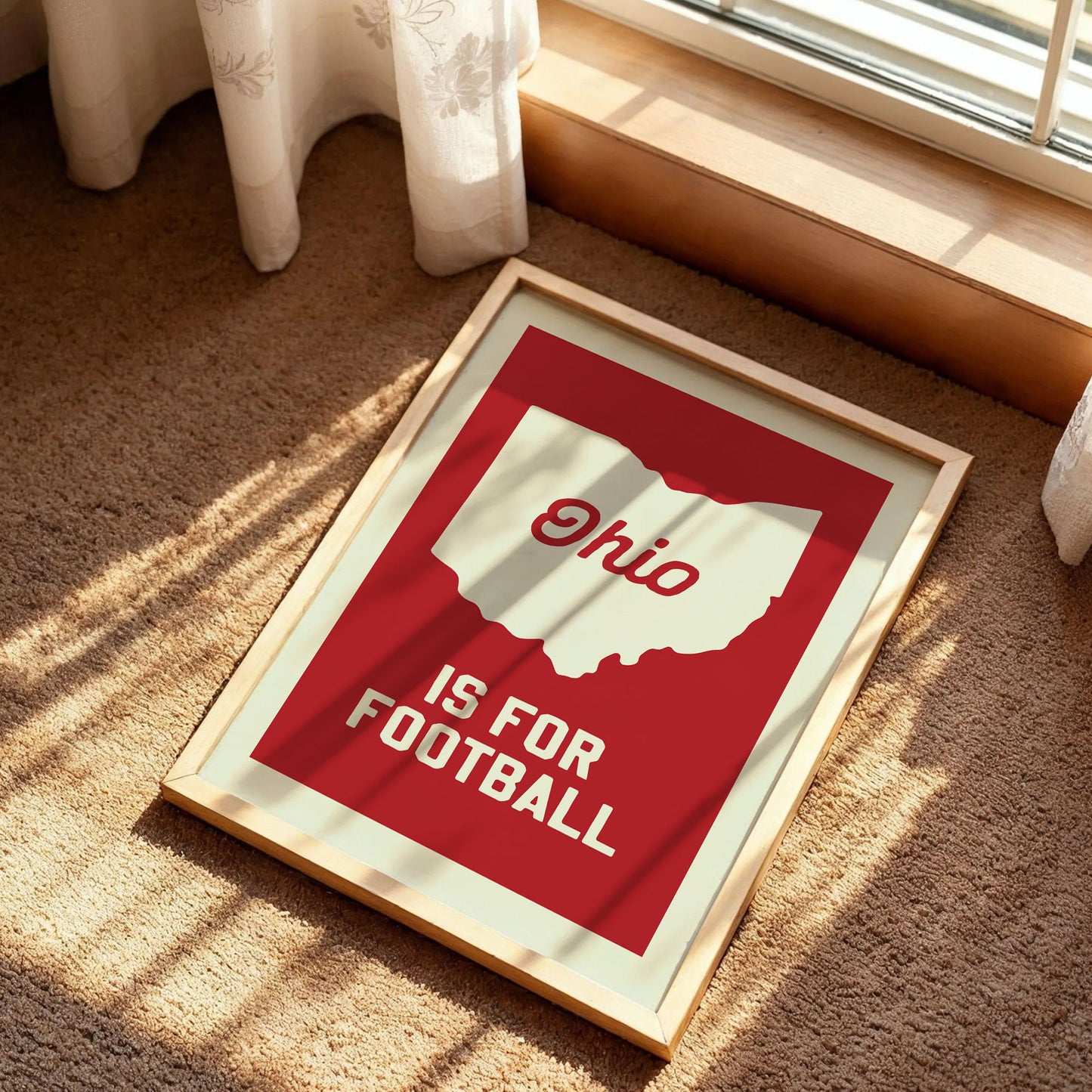 Ohio Sports Print Art