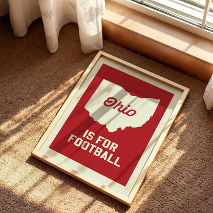 Ohio Sports Print Art