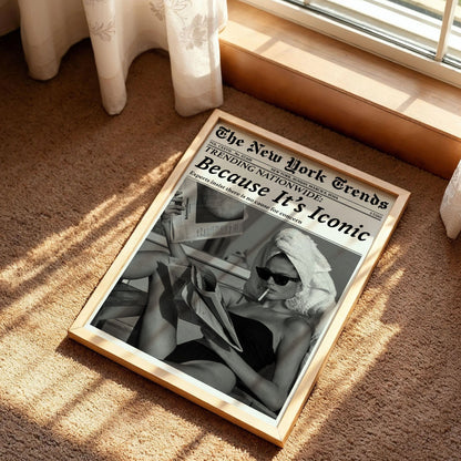 Because It's Iconic Newspaper Print