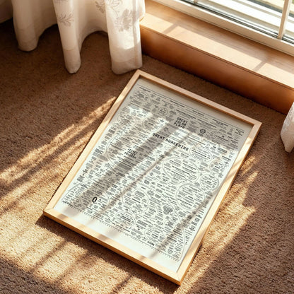 The Great Awakening Map Art Print