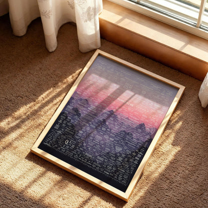 The Great Awakening Map Home Decor