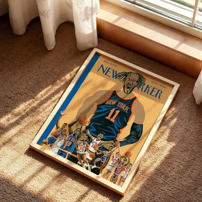NY Knicks The New Yorker Poster