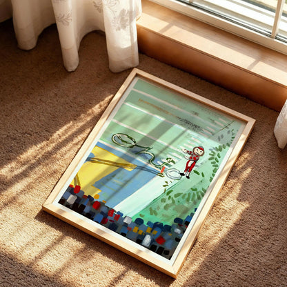 Big House Snow Angel Poster