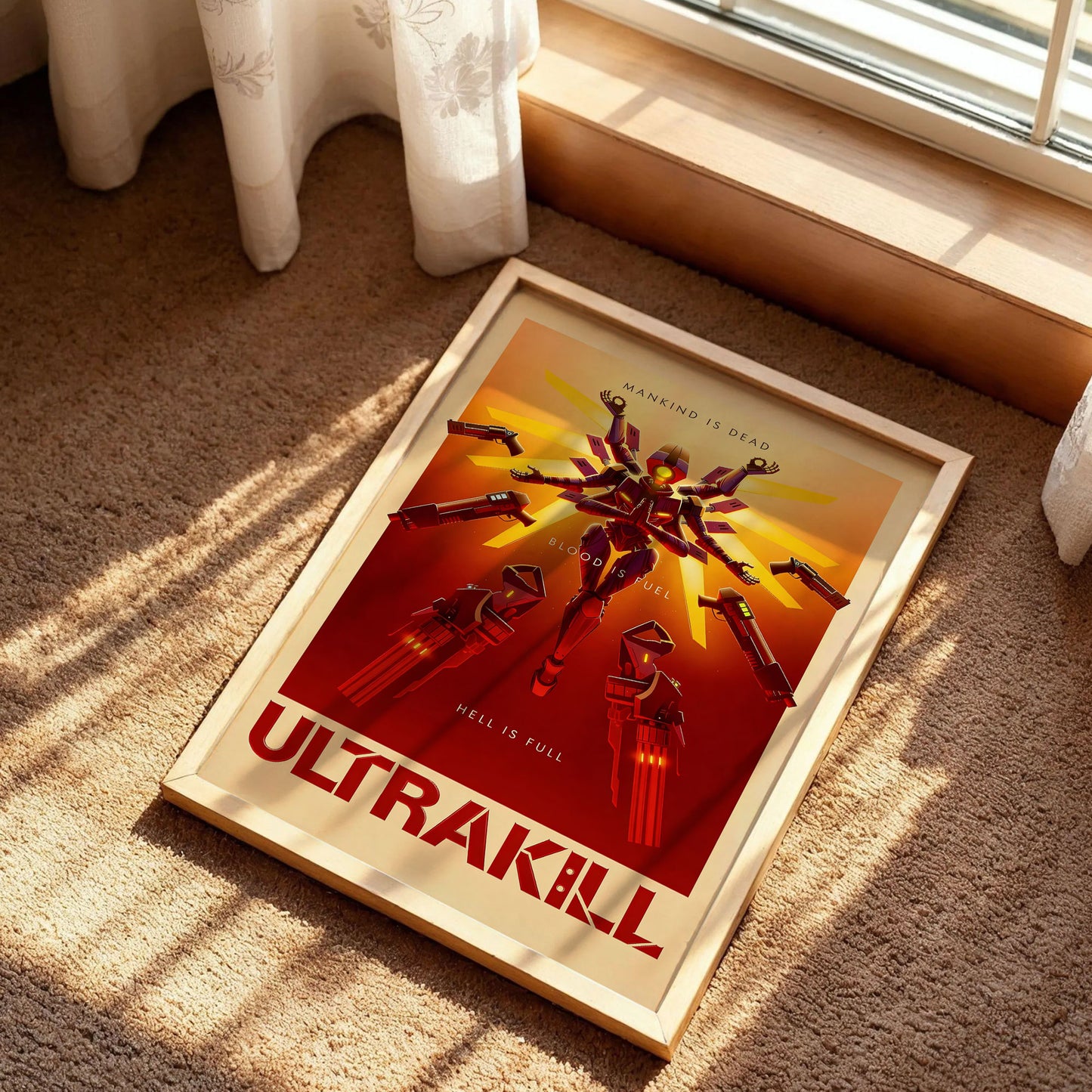 Ultrakill Video Game Poster