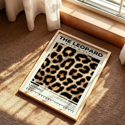 Leopard Trendy Bedroom Wall Art