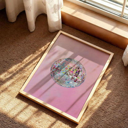 Bright Pastel Pink Girly Poster
