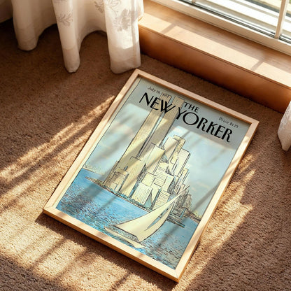 New Yorker Magazine Cover Print Art
