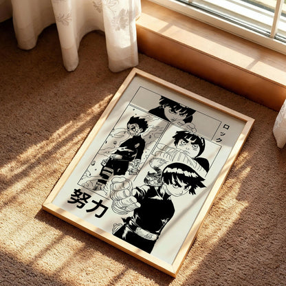 Rock Lee Naruto Poster
