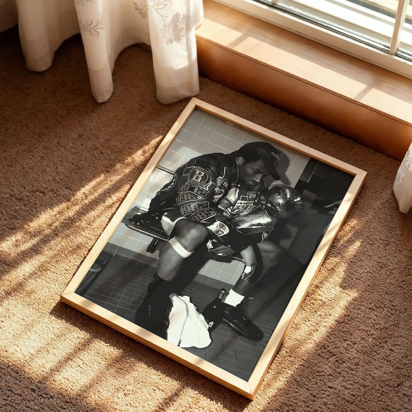 Kobe Bryant Iconic Locker Room Poster