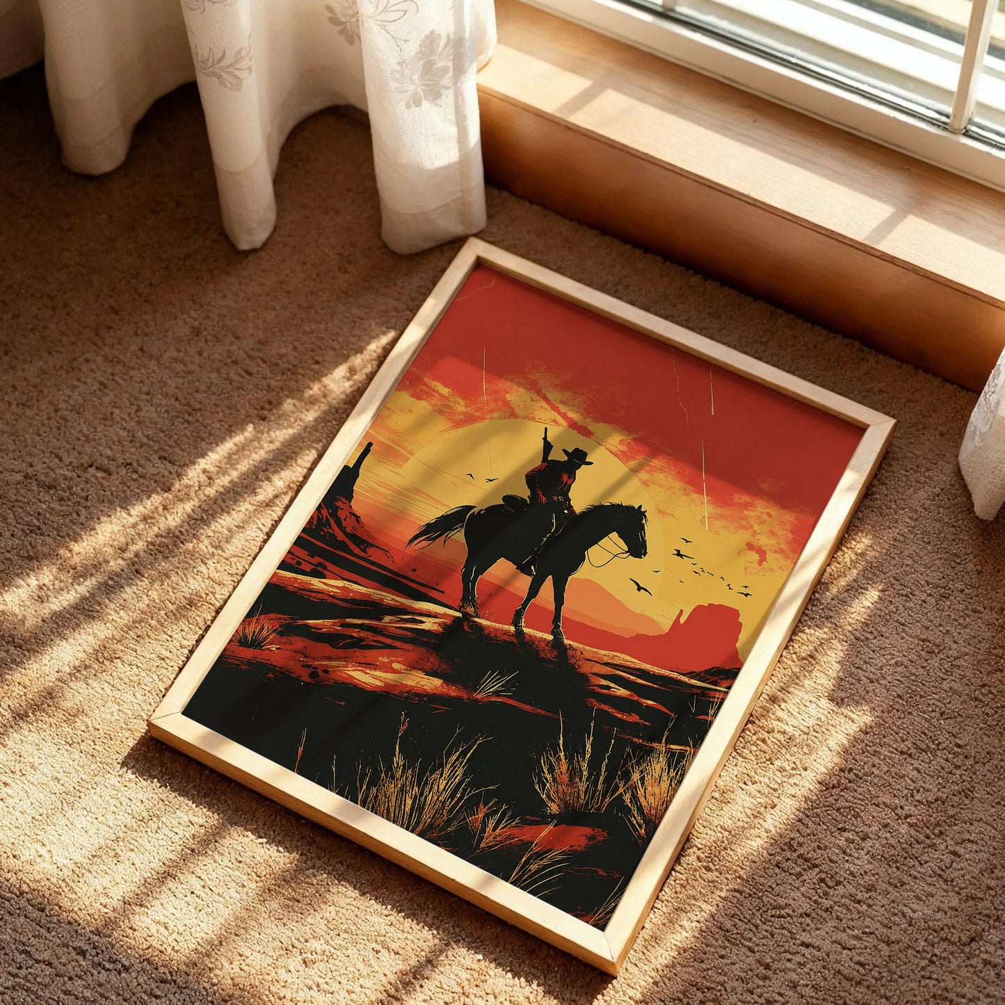 Western Cowboy Poster