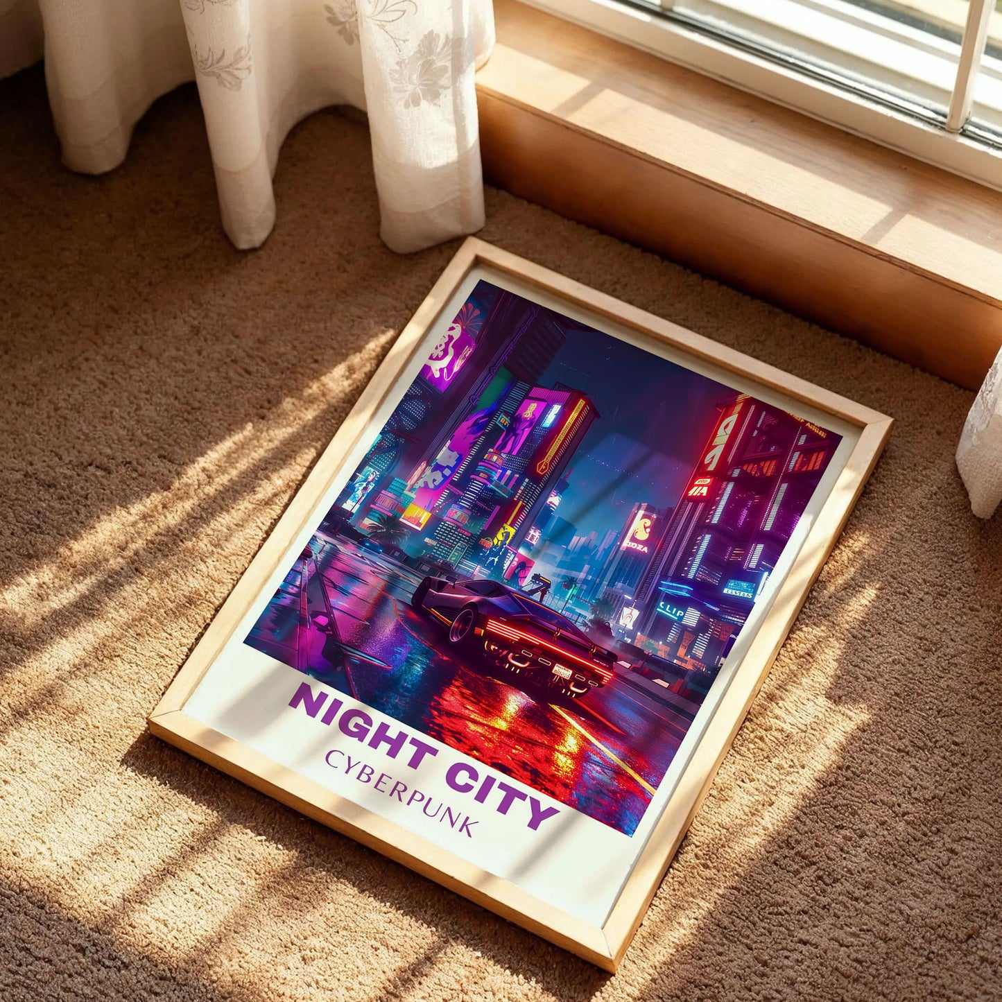 Night City Cyberpunk 2077 Poster