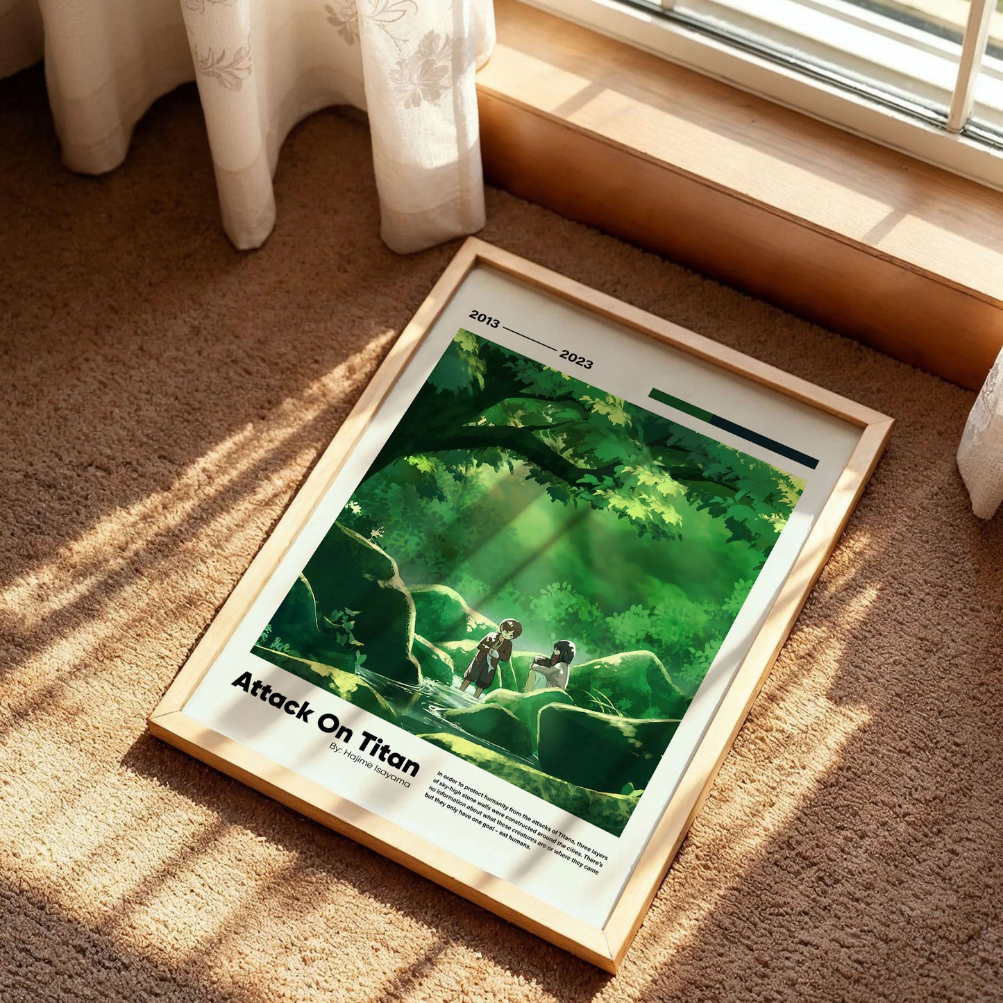 Attack on Titan Eren and Mikasa Poster