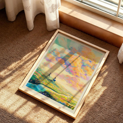 Howl & Sophie Studio Ghibli Poster