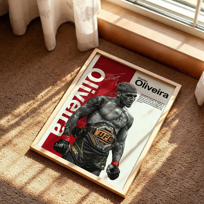 Charles Oliveira UFC Poster