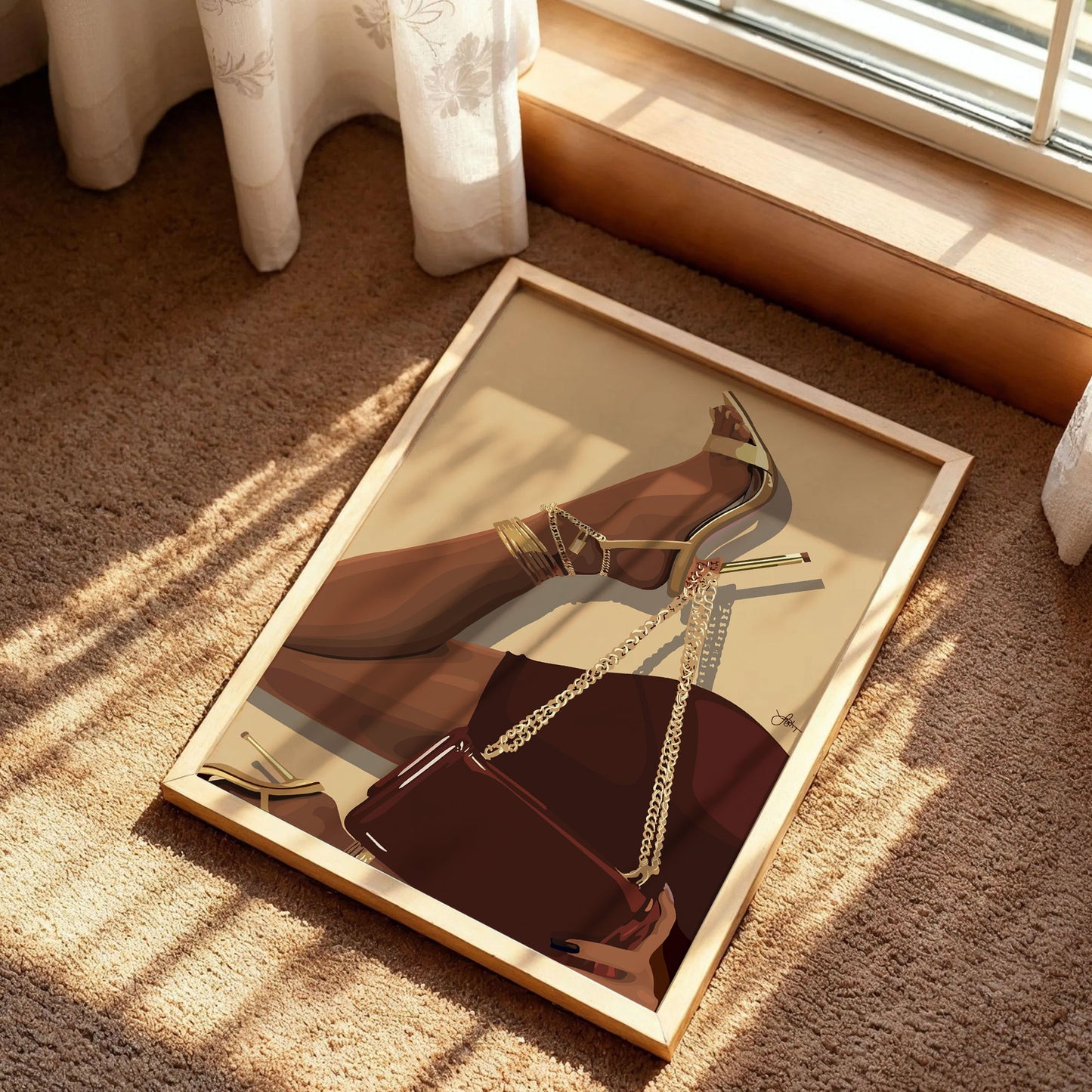 Black Woman Wall Art Decor