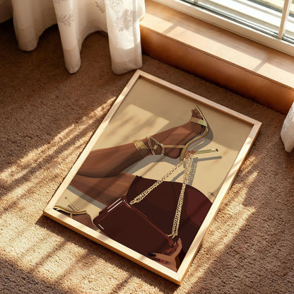 Black Woman Wall Art Decor