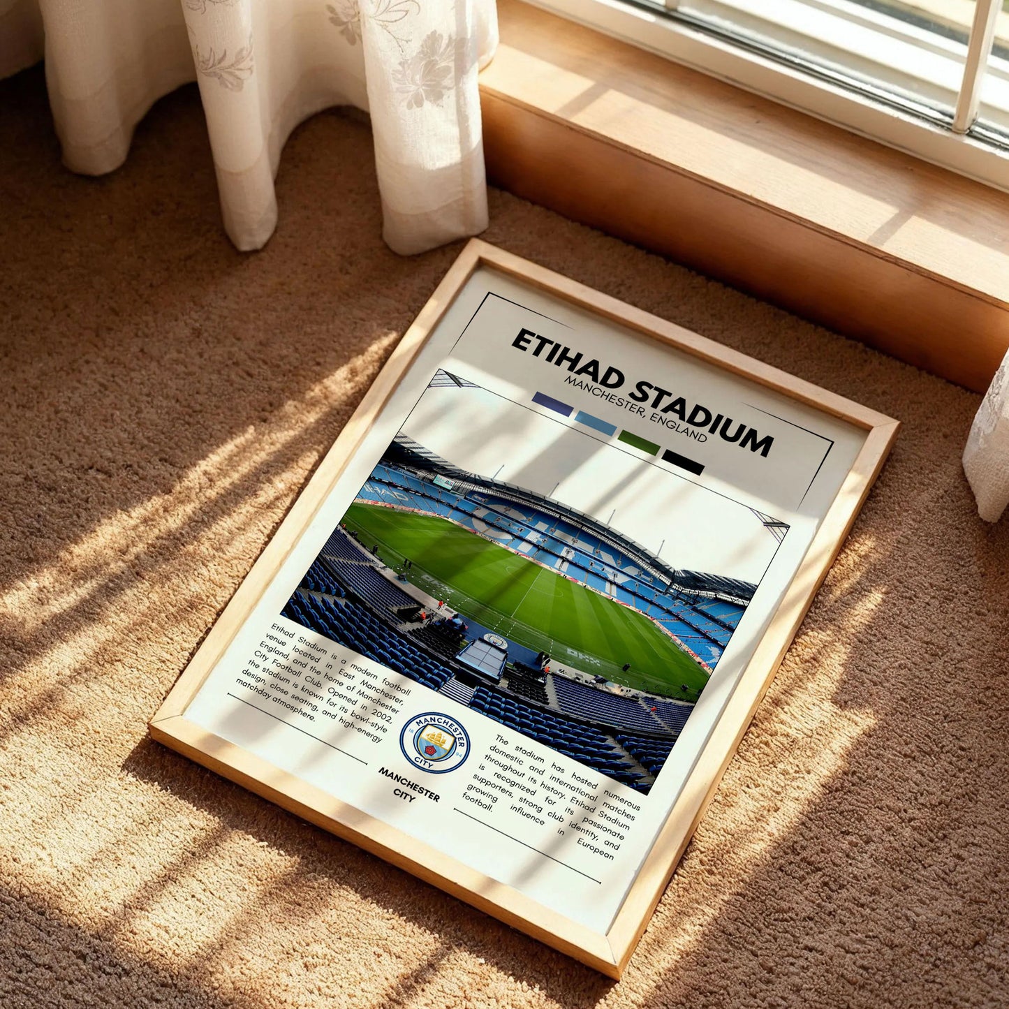 Etihad Stadium Football Poster