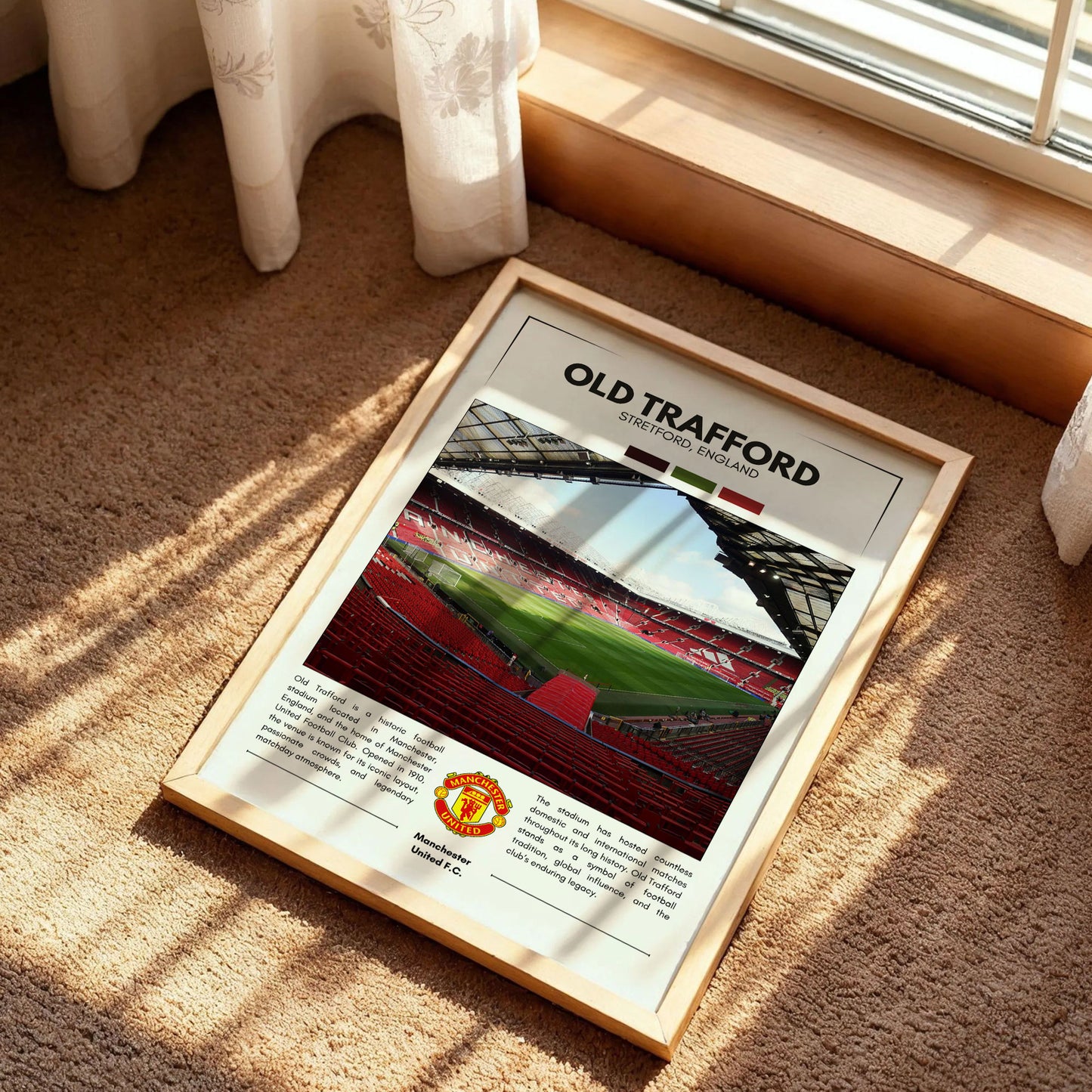 Old Trafford Stadium Poster