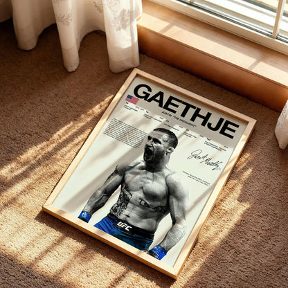 Justin Gaethje UFC Poster