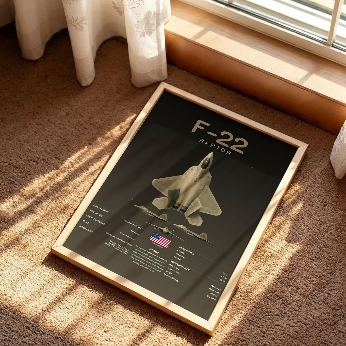 Lockheed Martin F-22 Raptor Print