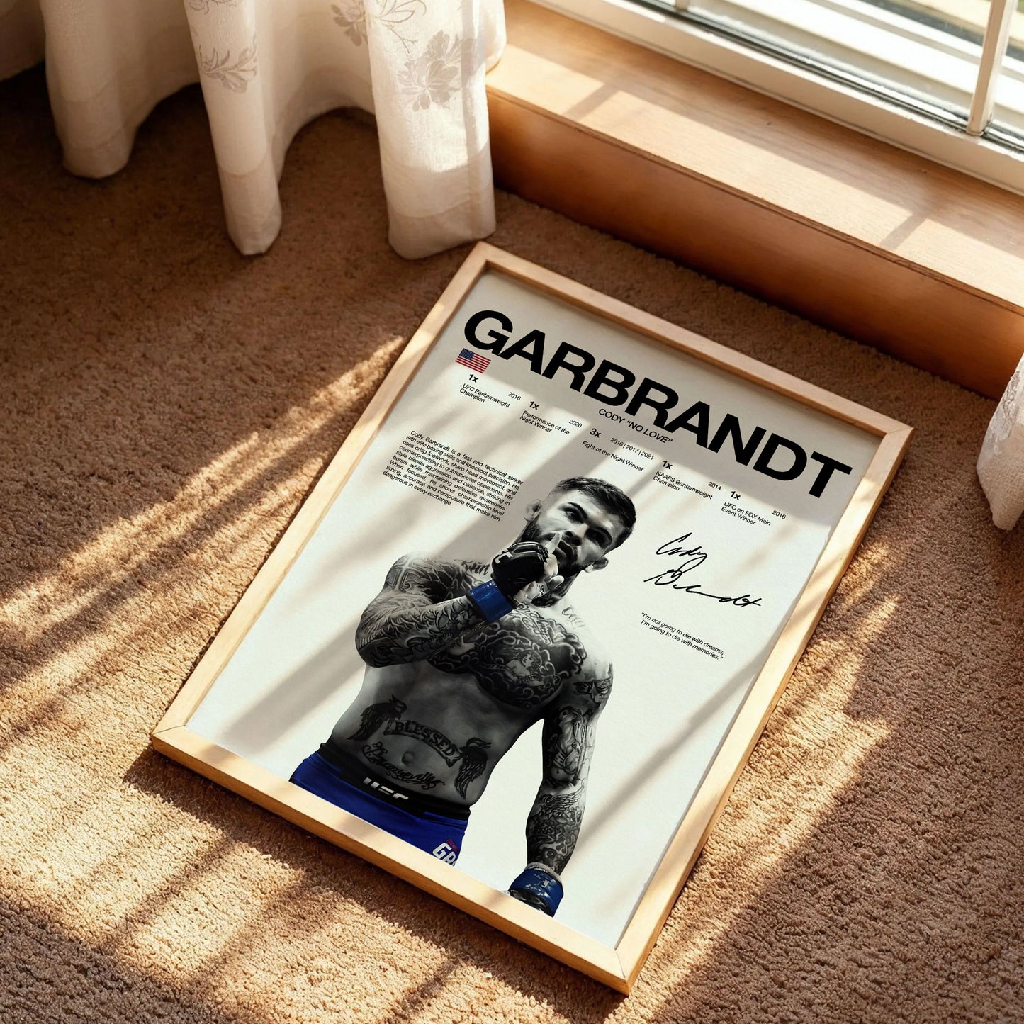 Cody Garbrandt Poster