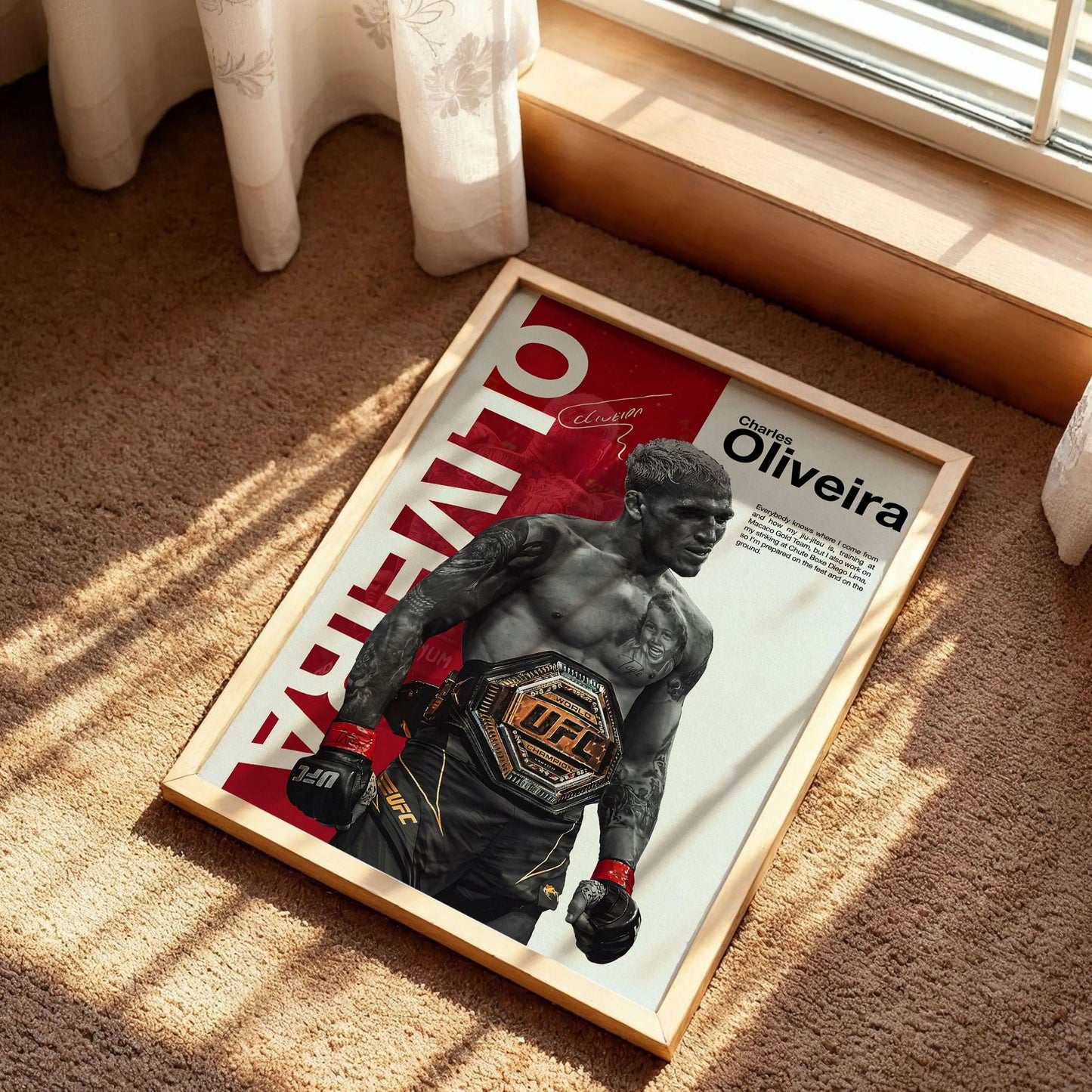 Oliveira UFC Wall Art