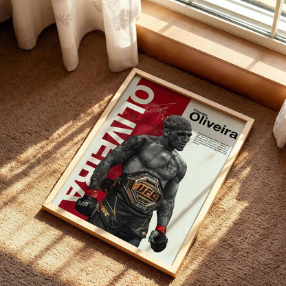 Oliveira UFC Wall Art