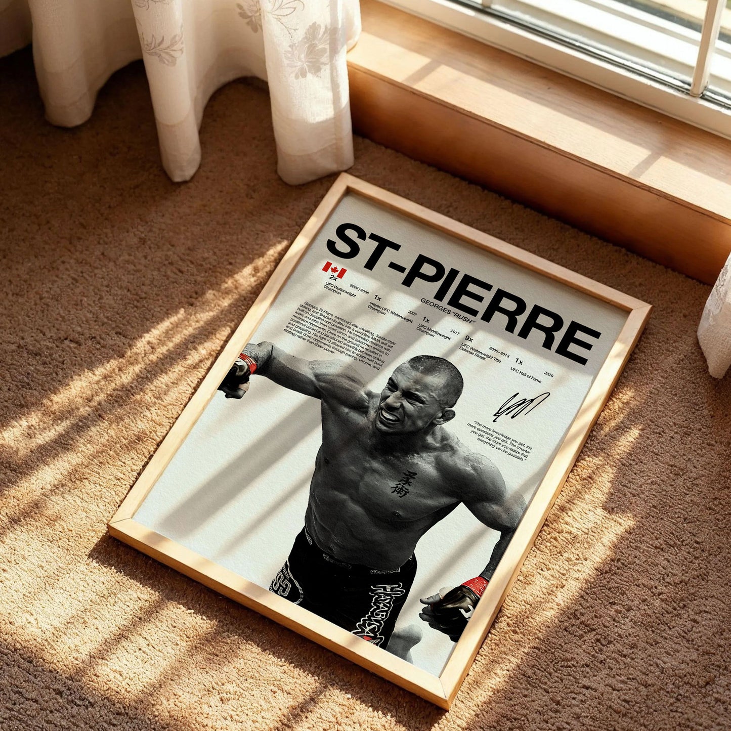 Georges St-Pierre Poster