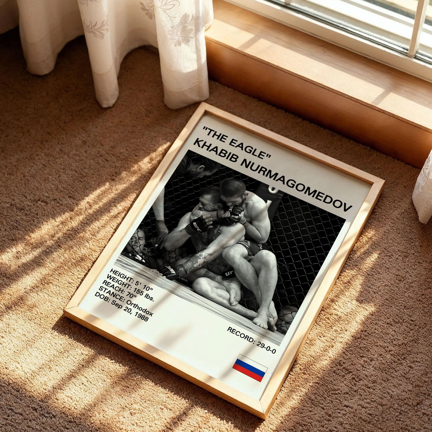 Khabib Nurmagomedov 'The Eagle' MMA Poster