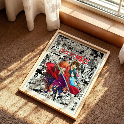 Kenshin Himura Rurouni Kenshin Anime Poster