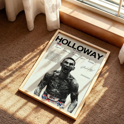 Max Holloway Poster
